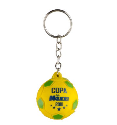 Chaveiro Bola Vinil oca c/ Pintura Futebol Personalizada
