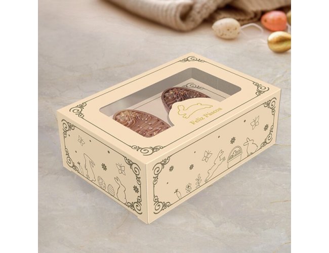 Kit de 2 Mini Ovos de Chocolate