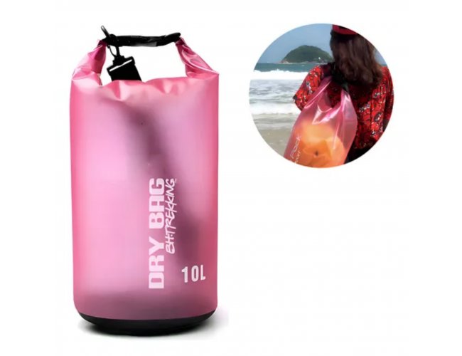 Saco Estanque 10 Litros Bolsa Impermeável Prova Dágua C Alça