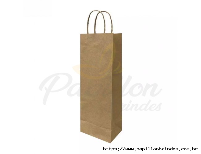 Sacola de Papel kraft para Garrafas Ala Kraft