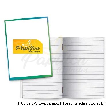 CADERNO PAUTADO GRAMPEADO