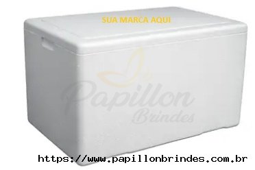 CAIXA DE ISOPOR PERSONALIZADA