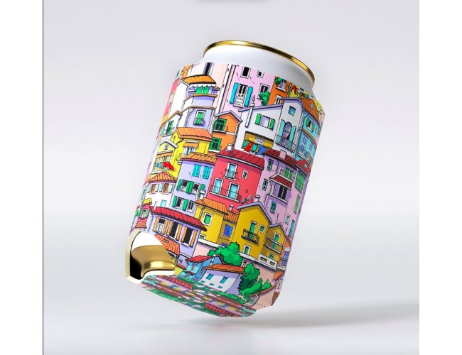 Porta Latas em Neoprene Personalizado