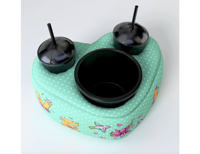 Almofada Porta Pipoca Cora��o Dia dos Namorados