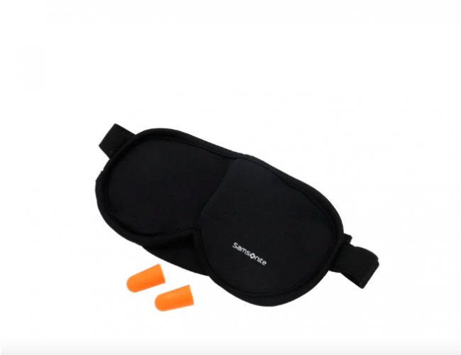 M�scara de dormir e protetores auriculares Global preta