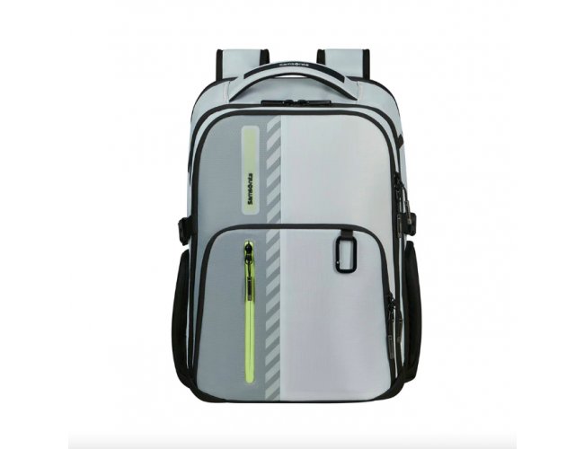 Mochila para notebook 15.6" Biz2Go Cinza e Verde Met�lico