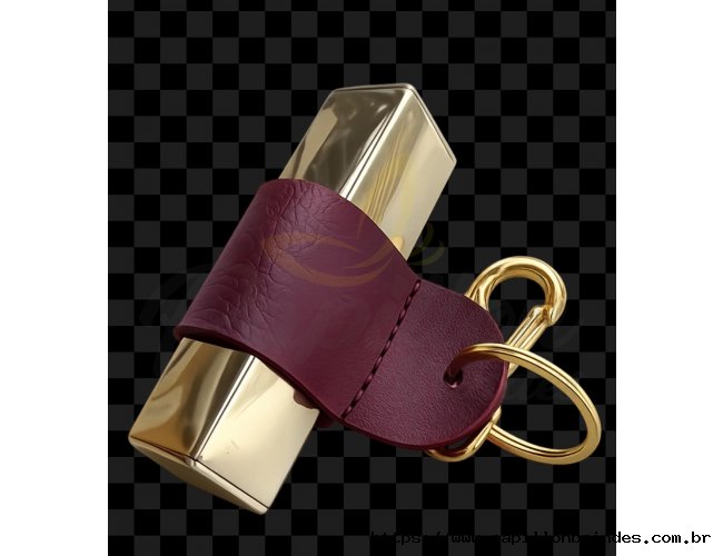 CHAVEIRO DE COURO PORTA TUBO 2