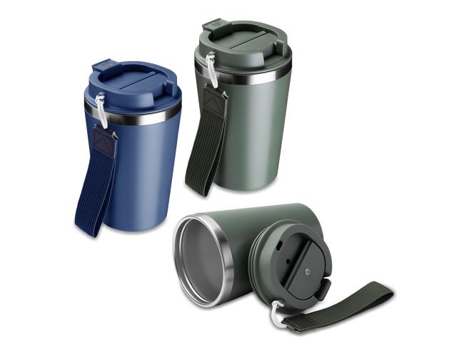 Copo inox com alça e parede dupla