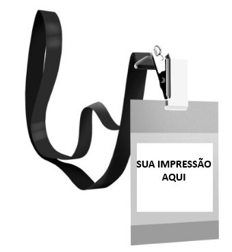 CREDENCIAL PVC C/ CORD�O PERSONALIZADOS