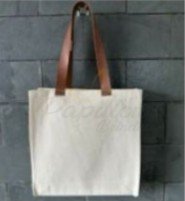 ECOBAG COM AL�A DE COURO