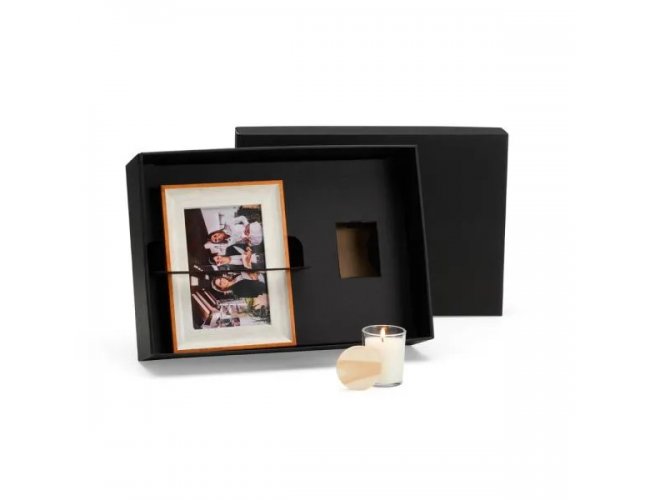 Kit Porta Retrato e Vela Aromática -  2 peças