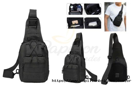 Mochila de ombro PRETA