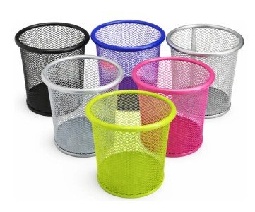 KIT PORTA OBJETOS CORES VARIADAS