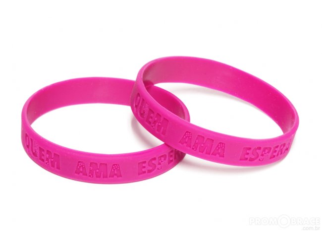 PULSEIRA SILICONE PERSONALIZADA