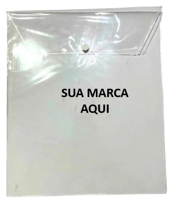 SACO DE PVC TRANSPARENTE COM BOT�O