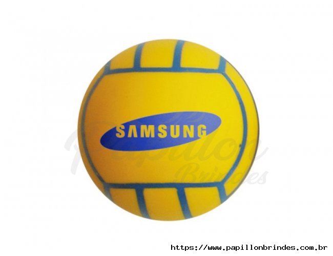 Bolinha Anti Stress vinil oca c/ pintura vôlei personlizada