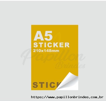 CARTELAS DE�ADESIVOS�- FORMATO A5