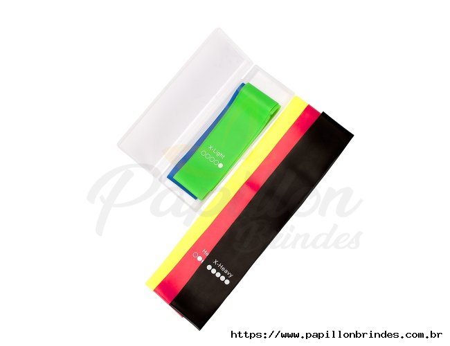 Kit Faixas de Yoga 5 Peas